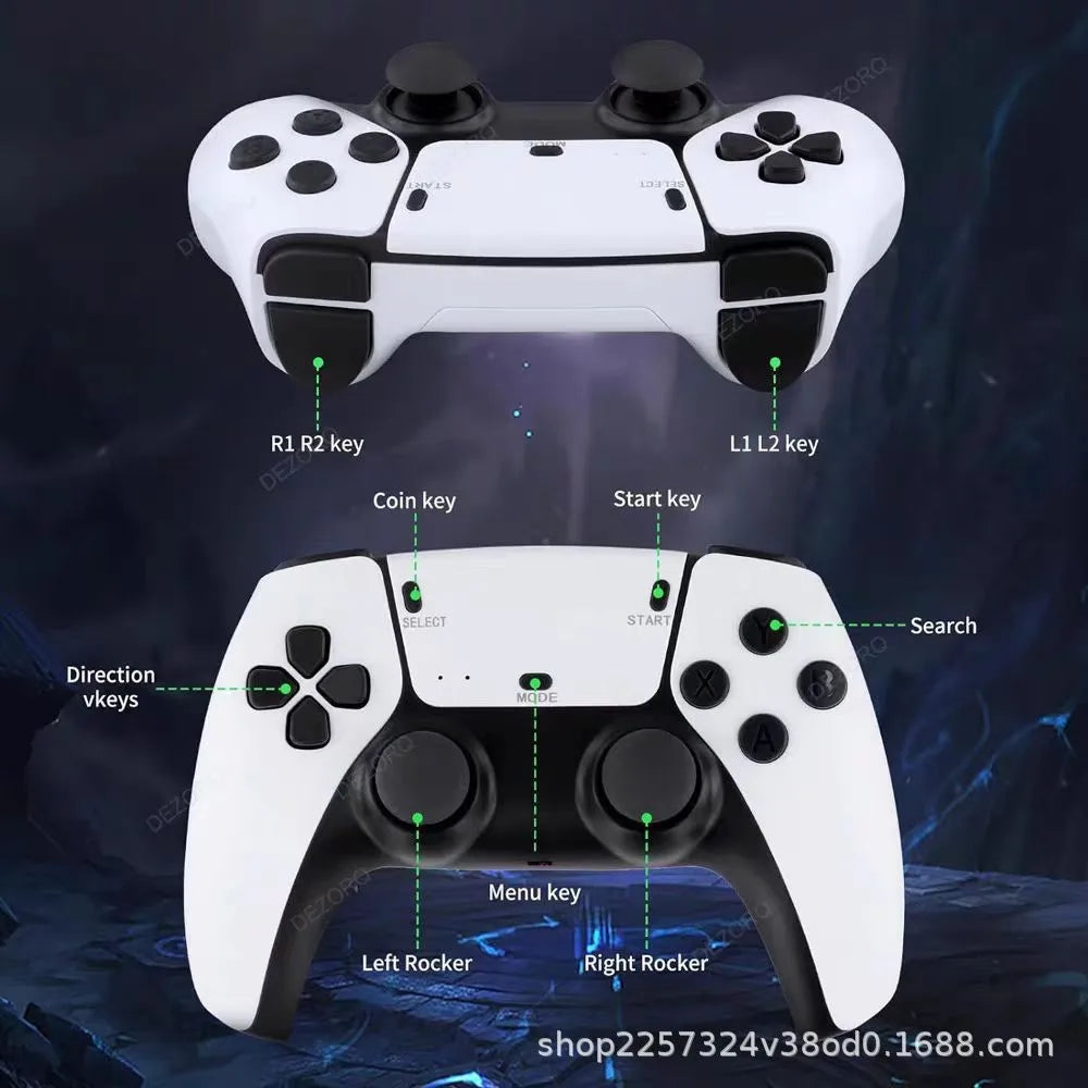 M15 Game Stick 4K HD 40000+ GAMES Player 2.4Ghz Wireless Controller HandHeld Arcade Classic 2025 TV Home Video Game Consoles