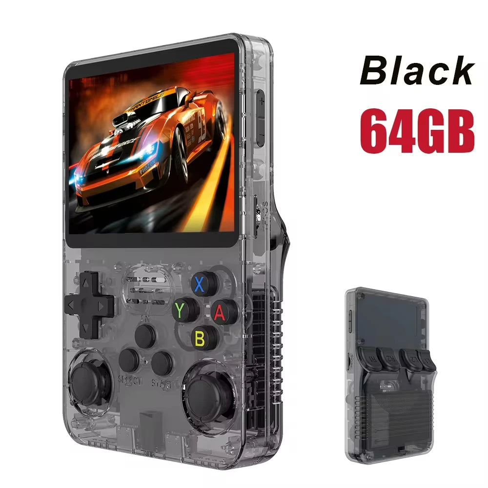 Open Source R36S Retro Handheld Video Game Console Linux System 3.5Inch IPS Screen Mini Portable Pocket Video Player 128G Games