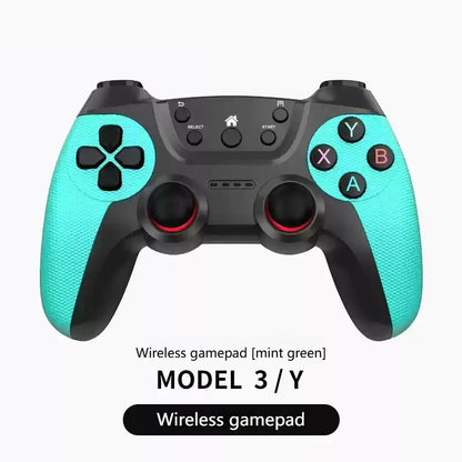 Wireless USB Game Controller for Tesla Model Y/3/X/S Double Player Online TV PC PS3 Steam Compatible Gaming Accessory