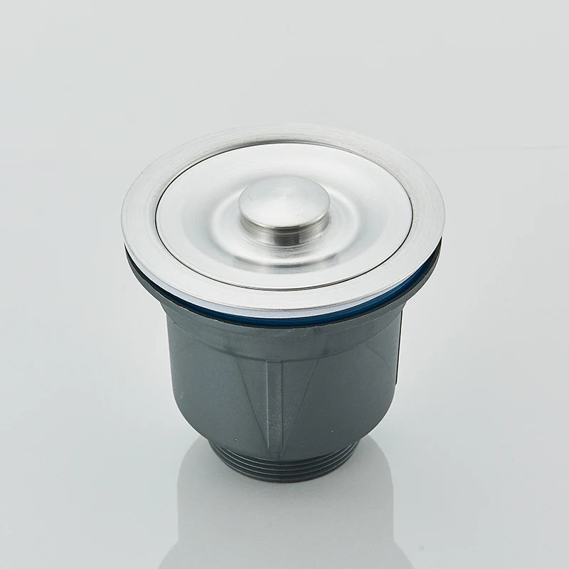 304 Stainless Steel Waterfall Kitchen Sink Sink Large Single basin With Large Single Slot Sink Above Counter With Cup Disher