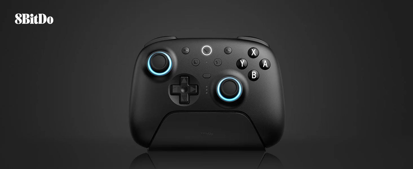 8BitDo Ultimate 2 Bluetooth Gamepad Game Controller with TMR Joysticks & Hall Effect Triggers for Nintendo Switch 2,PC,Windows