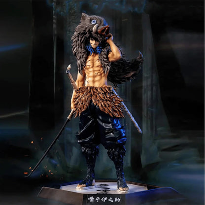 Anime Figures Collectible Model of Japanese Anime Characters Yoriichi Tsugikuni Kokushibō Gyūtar Ō Daki Inosuke Hashibira Tengen Uzui Tengen Uzui, the Pillar of Sound Dōma Figure Gk - Douma