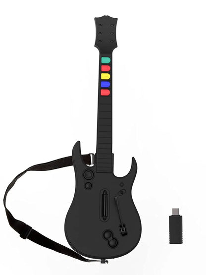 DOYO 2.4G Wireless Guitar Hero Controller for PC PS3 Compatible With Clone Hero Rock Band Games Remote Joystick Console