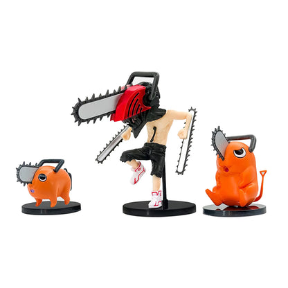 Chainsaw Man Doll Toys Chainsaw Man Figure Model Chainsaw Man Q Version of The Anime Hand Model Doll Toys Japanese Anime Model