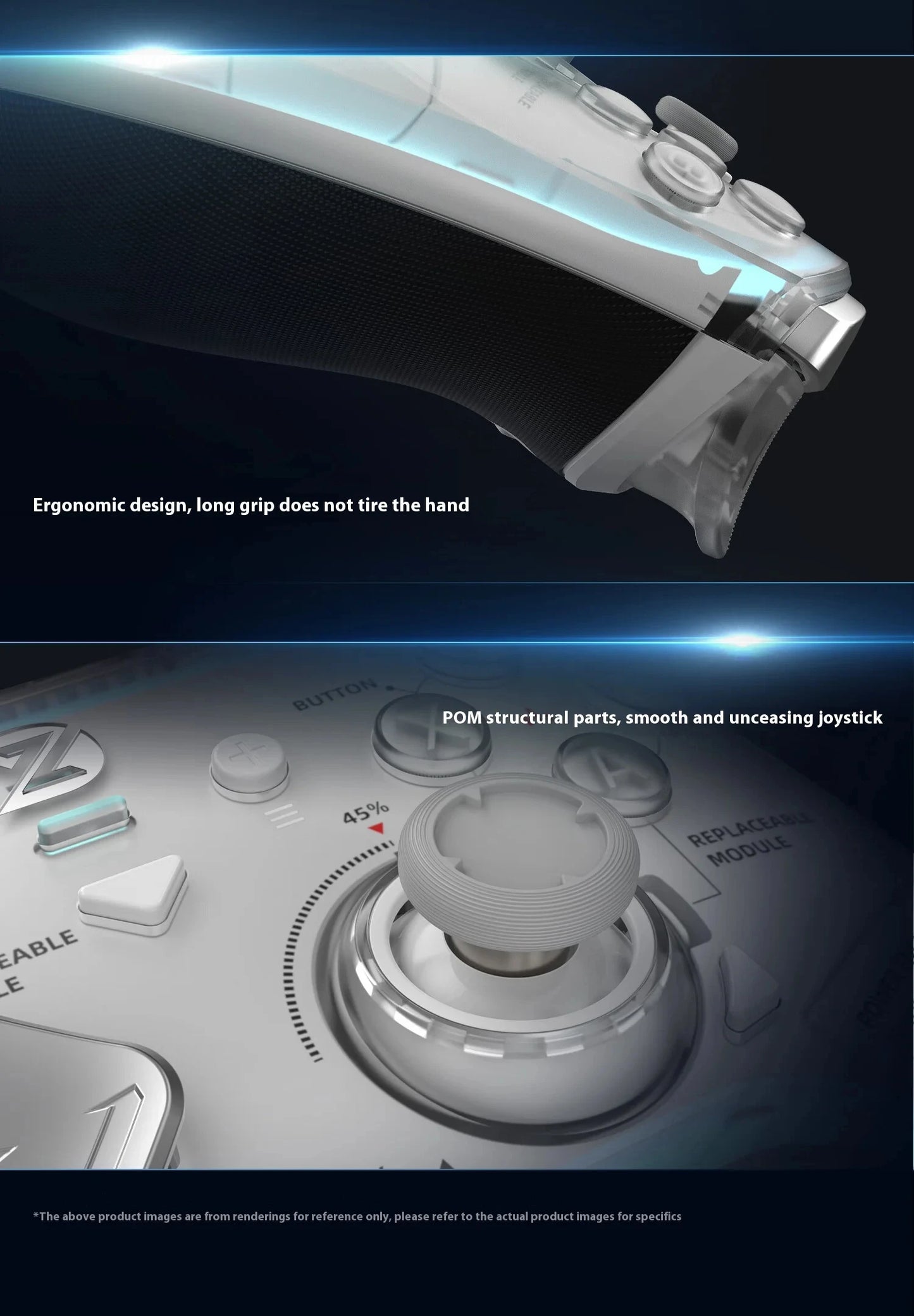 Zd Ultimate Legend Game Controller Elite Modular Sensory Rgb Switch Phone Bluetooth Controller Ns Tablet Steam Xbox Gifts ZD