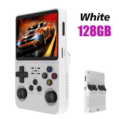 Open Source R36S Retro Handheld Video Game Console Linux System 3.5Inch IPS Screen Mini Portable Pocket Video Player 128G Games