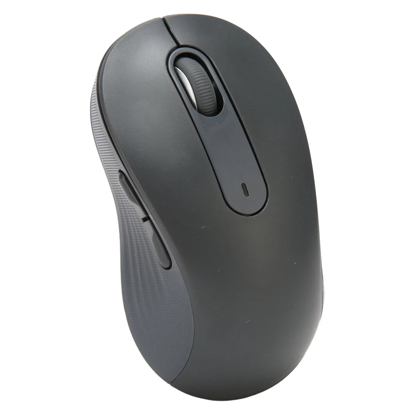 Laptop Mouse Silent Click Plug and Play Anti Fatigue Black Mouse Wireless Light Portable Dual Mode Adjustable DPI for Travel