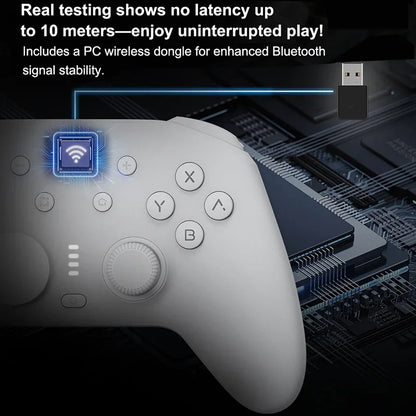 MOBAPAD N1S / N1 HD Bluetooth Gamepad，Wireless Game Controller with Hall Effect Joystick for Nintendo Switch OLED PC IOS Android