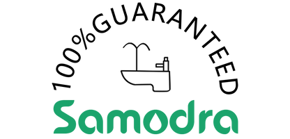 SAMODRA Non-Electric Left-Hand Bidet - Self Cleaning Dual Nozzle (Frontal and Rear Wash) Fresh Water Bidet