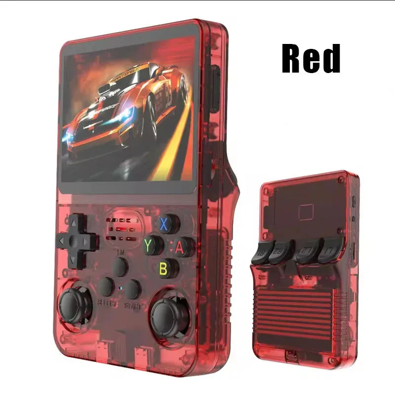 128GB R36S Retro Handheld Video Game Console 3.5Inch IPS Screen Player Kid Portable Pocket Video Player Games Arkos System