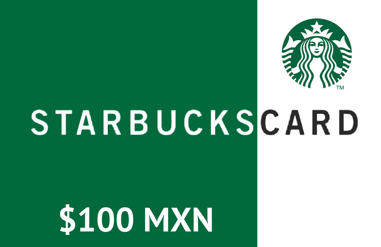 Tarjeta Starbucks $100 (Cashback 10%)